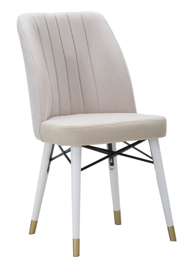 Mauro Ferretti Set Scaune Bella Crem 2Buc Cm 50X49X92,5 Mauro Ferretti Set Scaune Bella Crem 2Buc Cm 50X49X92,5