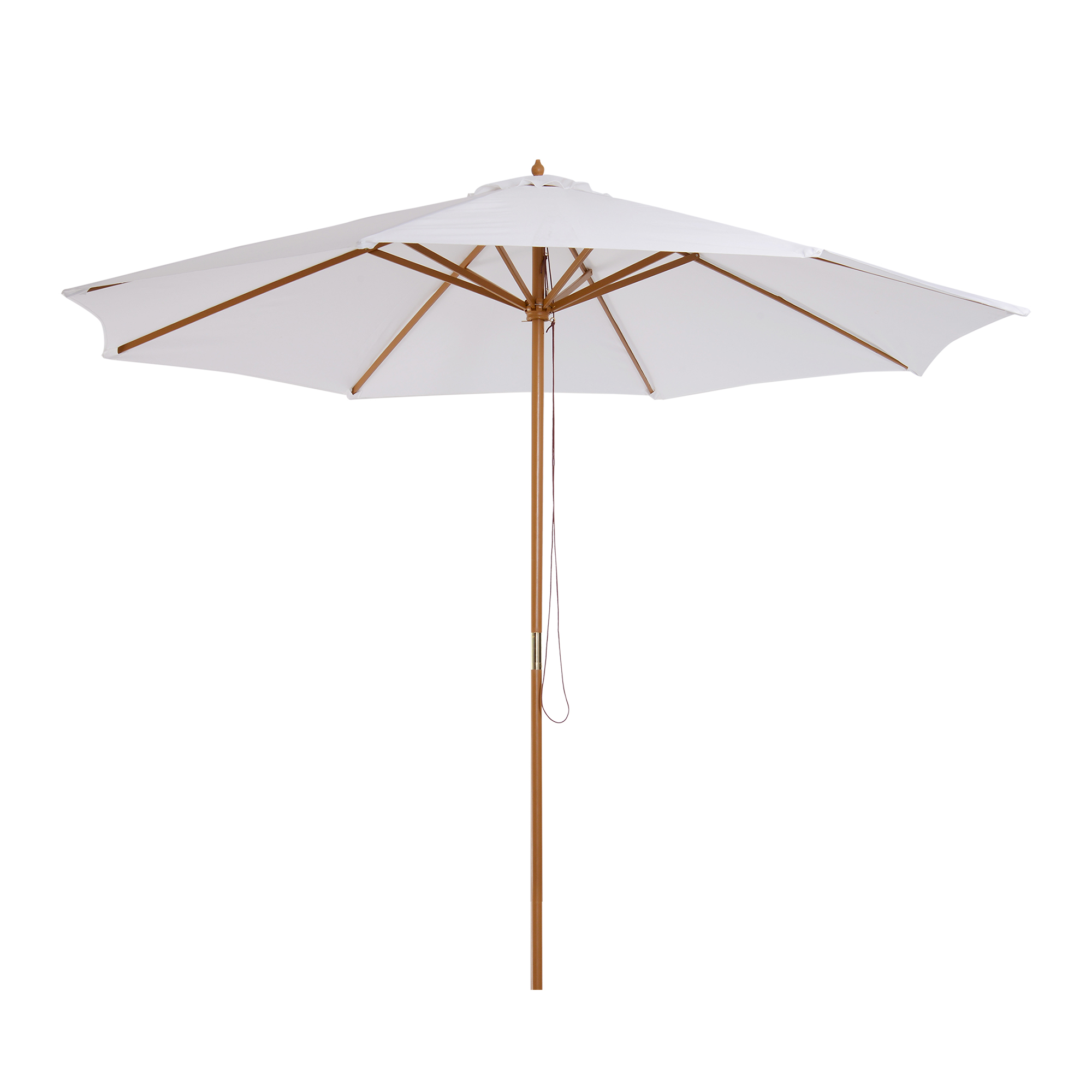 Outsunny Umbrela din Lemn Umbrela Soare pentru Gradina Balcon Alb 3 m | Aosom Ro Outsunny Umbrela din Lemn Umbrela Soare pentru Gradina Balcon Alb 3 m | Aosom Ro
