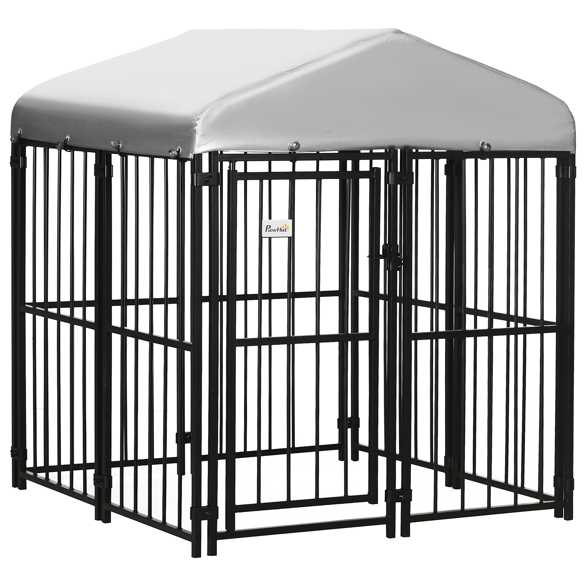 PawHut Tarc Joacă pentru Caini în Aer Liber cu Baldachin Impermeabil și Protecție UV 122x122x138cm | Aosom Romania PawHut Tarc Joacă pentru Caini în Aer Liber cu Baldachin Impermeabil și Protecție UV 122x122x138cm | Aosom Romania