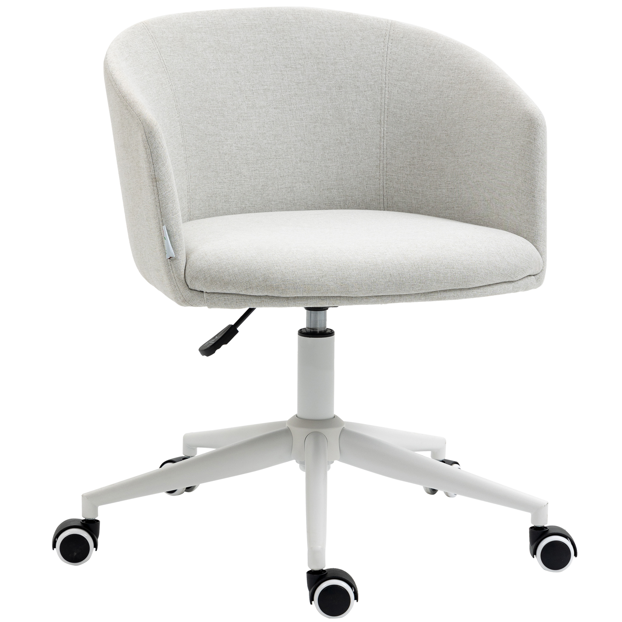Vinsetto Scaun de Birou Confortabil, Material Textil, Înălțime Ajustabilă, Roți Ușoare, Ideal pentru Calculator, Gri | Aosom Romania Vinsetto Scaun de Birou Confortabil, Material Textil, Înălțime Ajustabilă, Roți Ușoare, Ideal pentru Calculator, Gri | Aosom Romania