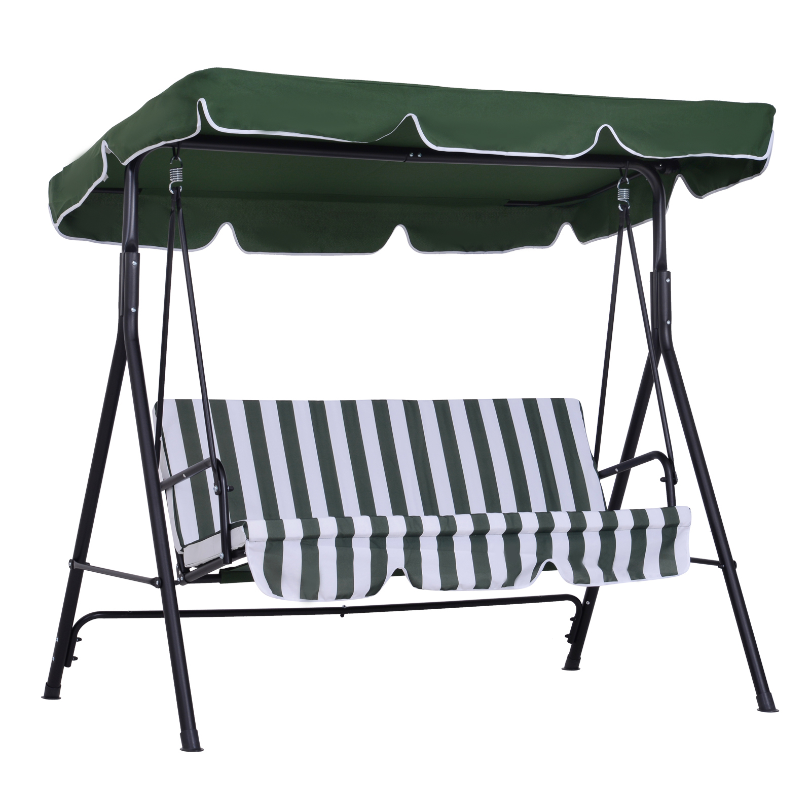 Balansoar de Gradina Outsunny, 3 Locuri, Structura din Otel, 172x110x152cm | Aosom RO Balansoar de Gradina Outsunny, 3 Locuri, Structura din Otel, 172x110x152cm | Aosom RO