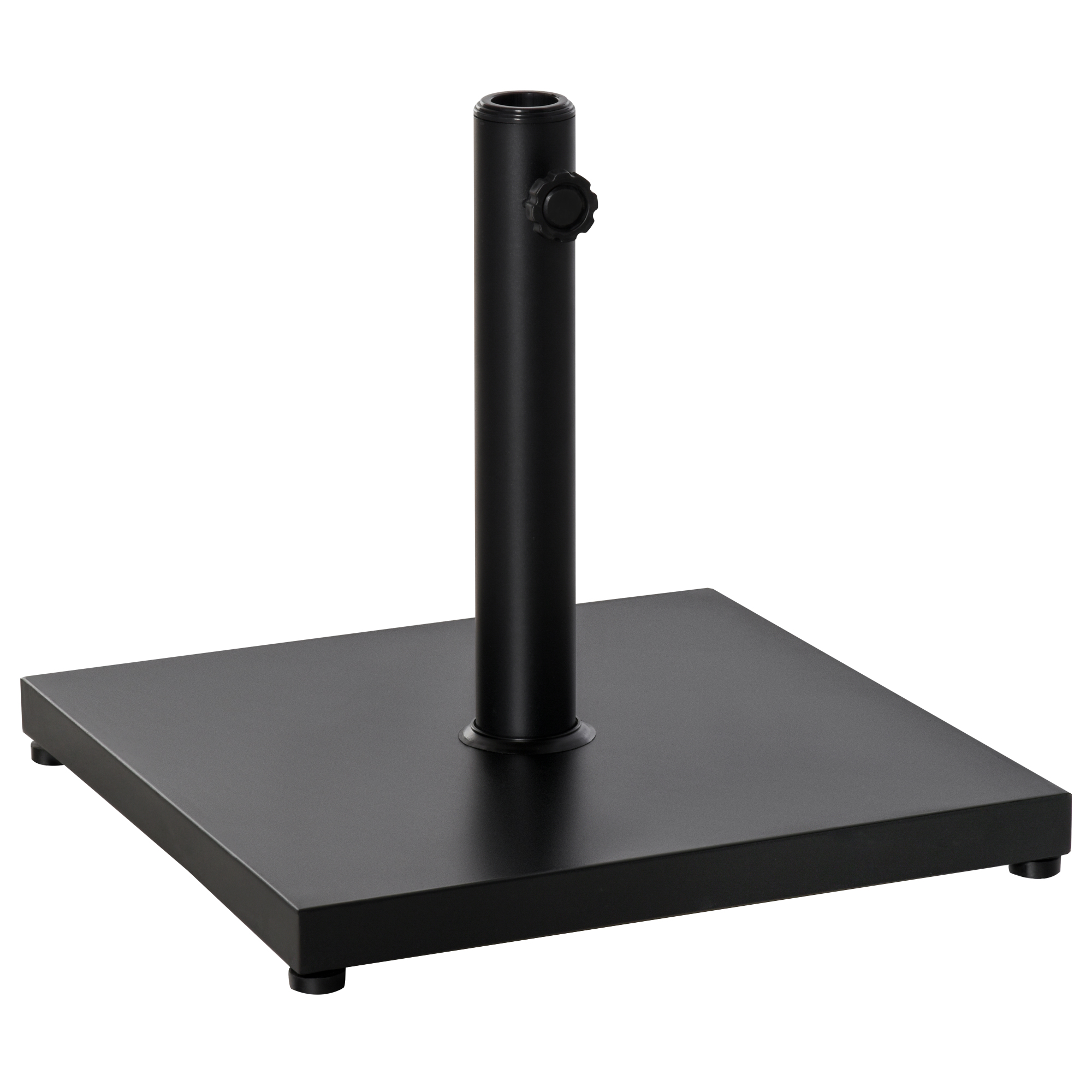 Baza de Umbrelă Pătrată Outsunny pentru Stâlpi Diferite Dimensiuni Φ3/3.5/3.8, Suport Robust 45x45x39cm, Negru | Aosom Romania Baza de Umbrelă Pătrată Outsunny pentru Stâlpi Diferite Dimensiuni Φ3/3.5/3.8, Suport Robust 45x45x39cm, Negru | Aosom Romania