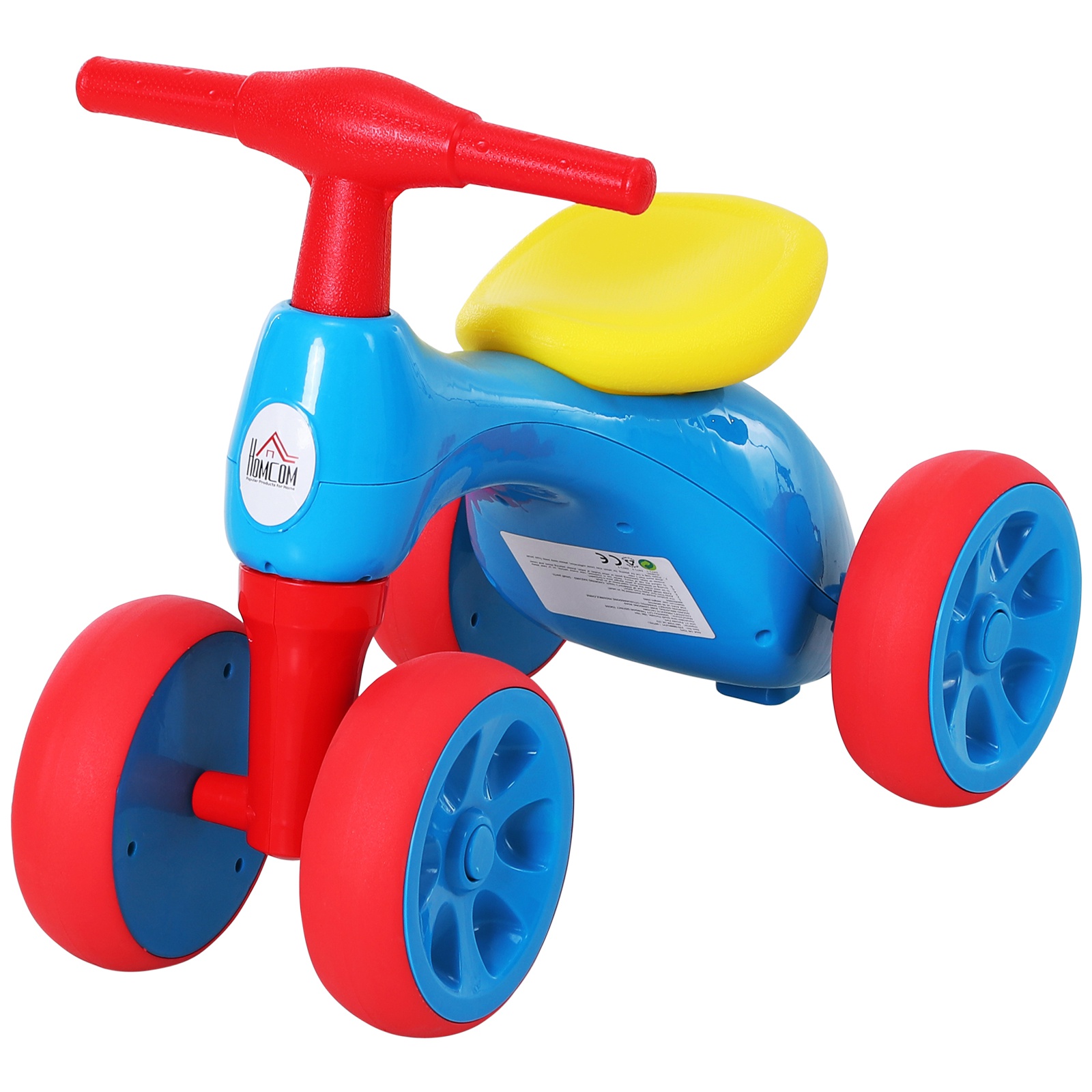 HOMCOM Bicicletă Fără Pedale pentru Copii 18-36 Luni, În Culori Rosu, Albastru și Galben | Aosom Romania HOMCOM Bicicletă Fără Pedale pentru Copii 18-36 Luni, În Culori Rosu, Albastru și Galben | Aosom Romania