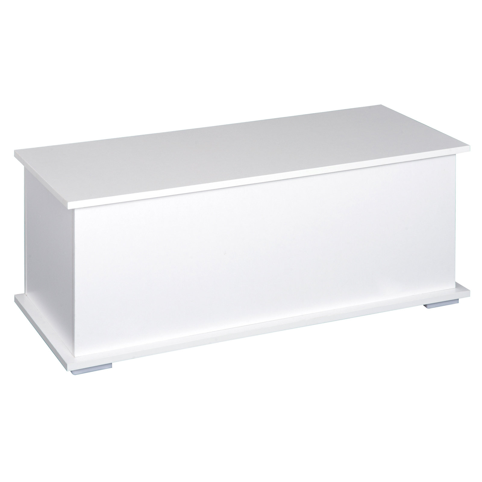 HOMCOM Cutie de depozitare multifunctionala din PAL cu capac care se deschide, pentru camera si intrare, 100x40x40cm, alb HOMCOM Cutie de depozitare multifunctionala din PAL cu capac care se deschide, pentru camera si intrare, 100x40x40cm, alb