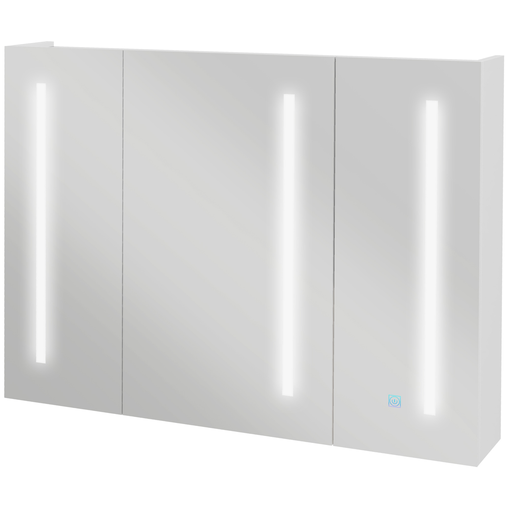Kleankin Dulap cu Oglindă LED pentru Baie, USB, Raft Reglabil, 90x15x70cm, Alb Lucios | Aosom Romania Kleankin Dulap cu Oglindă LED pentru Baie, USB, Raft Reglabil, 90x15x70cm, Alb Lucios | Aosom Romania