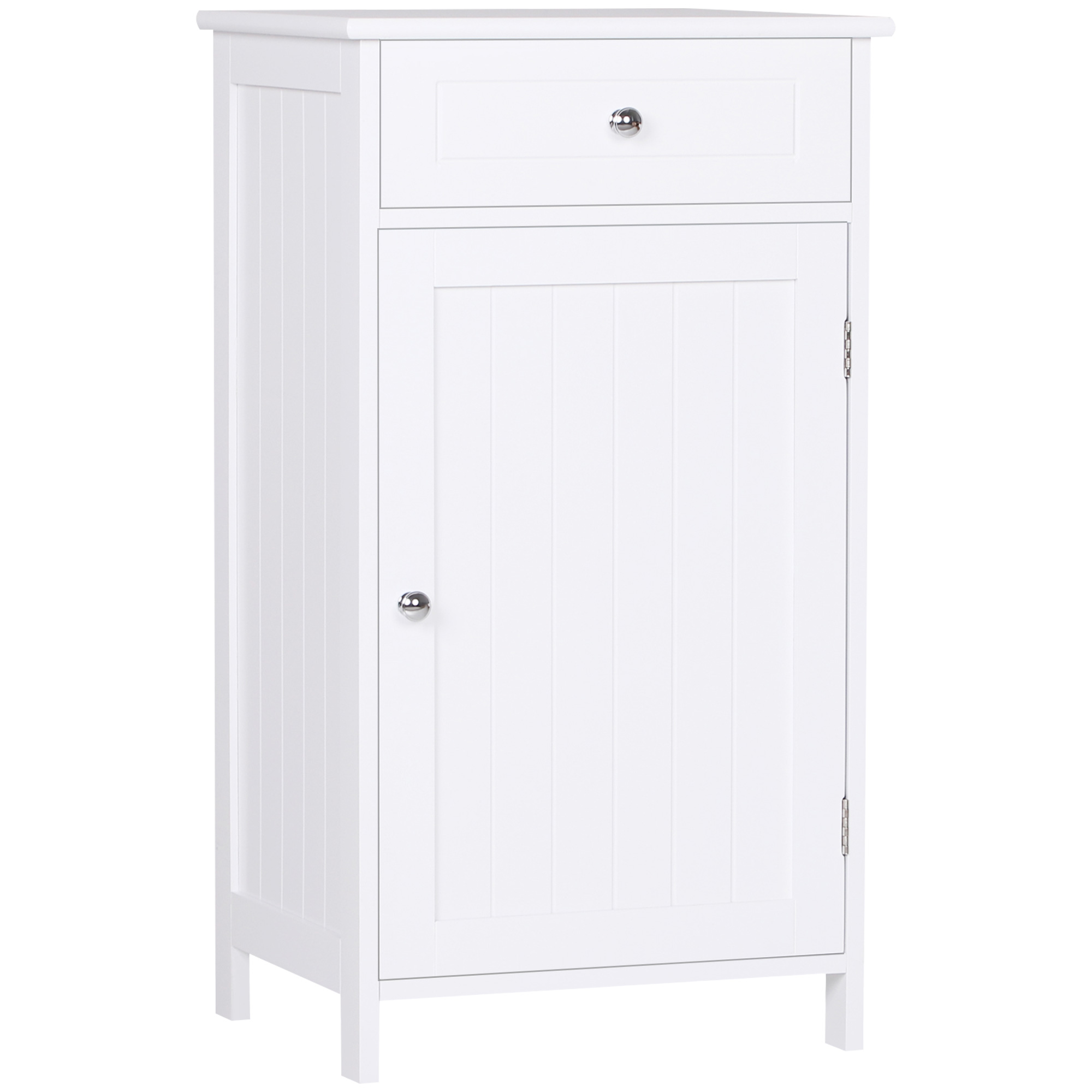 Kleankin Mobilier Baie Modern cu Ușă Basculantă Sertar Spațiu Depozitare 43x34x77cm Alb | Aosom Romania Kleankin Mobilier Baie Modern cu Ușă Basculantă Sertar Spațiu Depozitare 43x34x77cm Alb | Aosom Romania