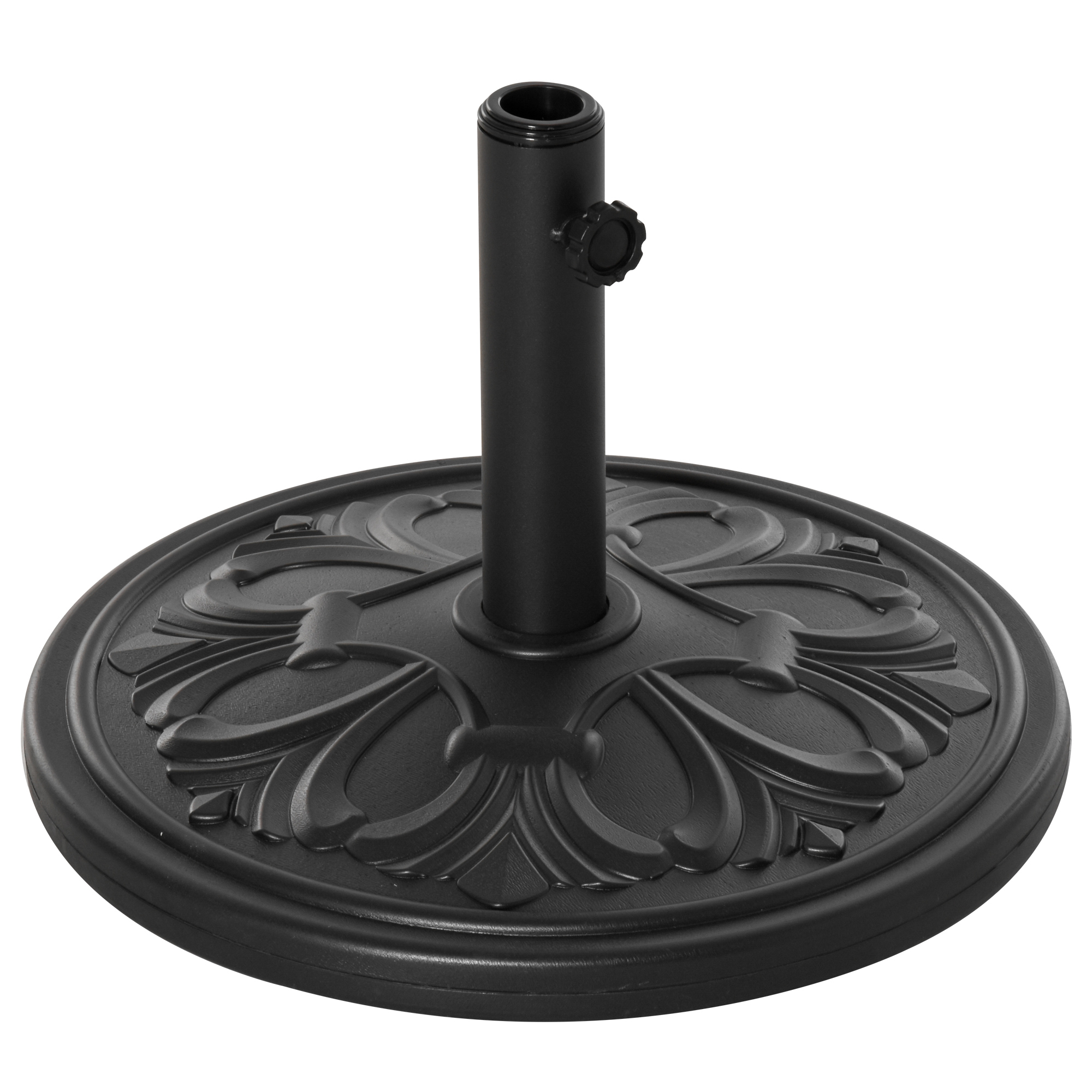 Outsunny Bază Rotundă Umbrelă, Plastic, 13kg, pentru Stâlpi 35-38-48 mm, Negru | Aosom Romania Outsunny Bază Rotundă Umbrelă, Plastic, 13kg, pentru Stâlpi 35-38-48 mm, Negru | Aosom Romania