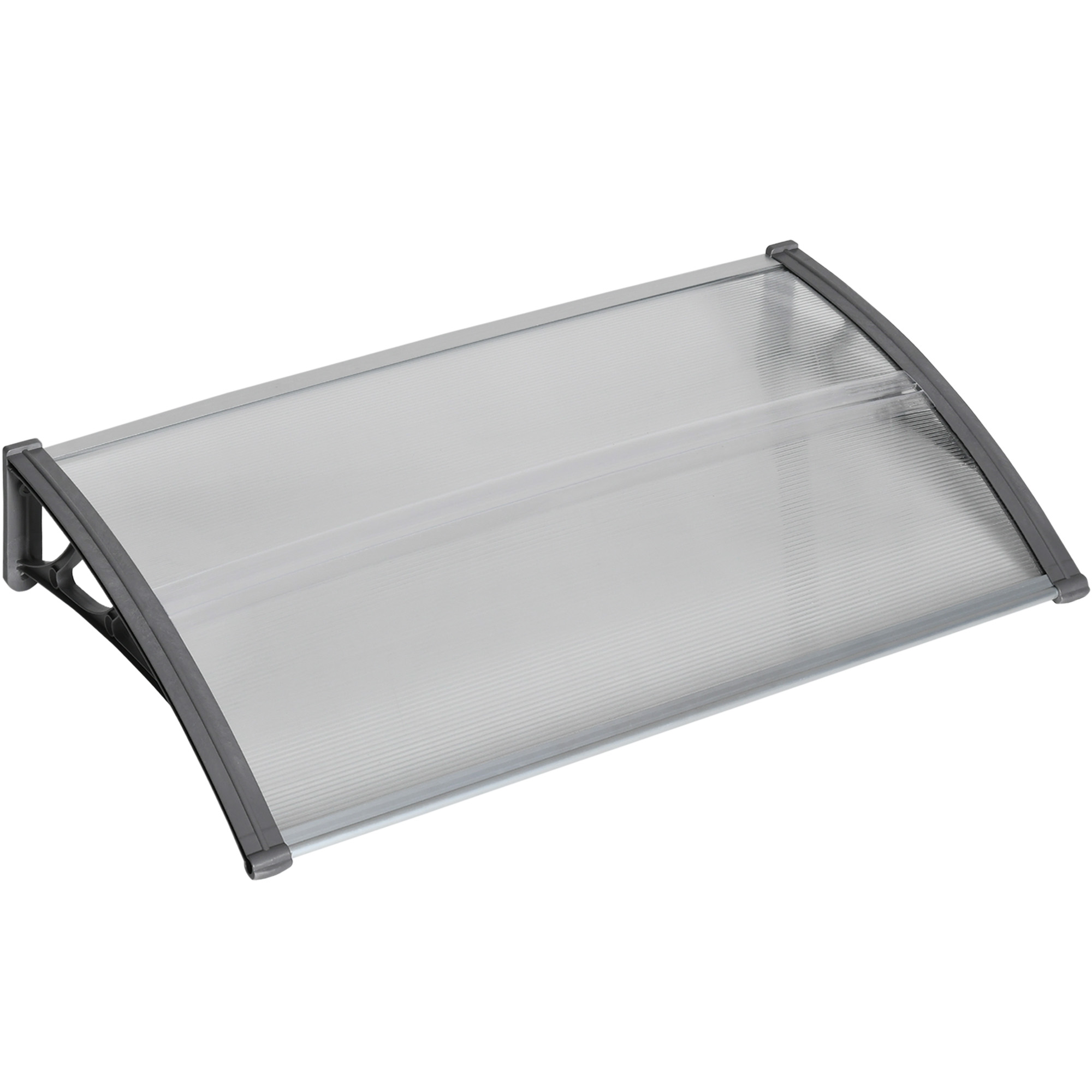 Outsunny Copertină Modernă din Policarbonat și Aluminiu pentru Balcoane Ferestre și Uși | Aosom Romania Outsunny Copertină Modernă din Policarbonat și Aluminiu pentru Balcoane Ferestre și Uși | Aosom Romania