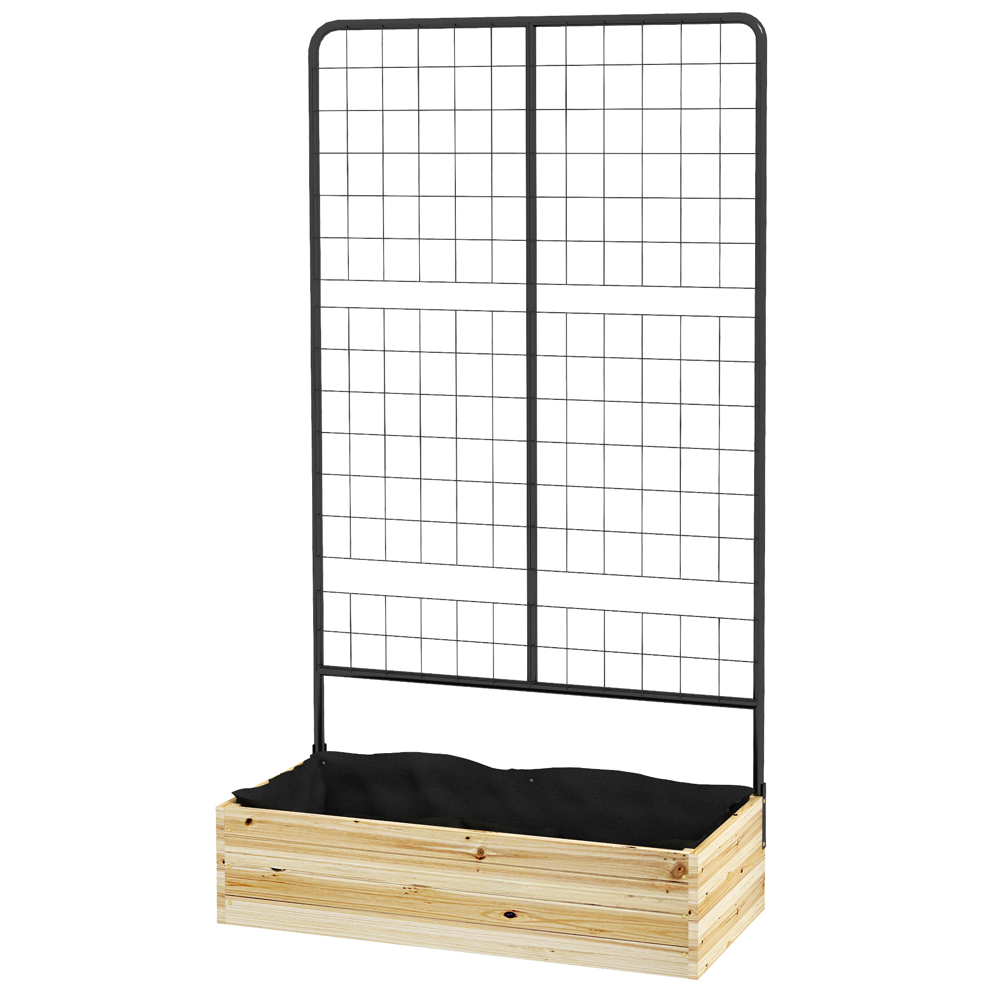 Outsunny Jardinieră Grilaj din Lemn, Ideală pentru Cultivarea Ierburilor și Florilor, Adaugă Farmec Grădinii, Terasei, Verandei | Aosom Romania Outsunny Jardinieră Grilaj din Lemn, Ideală pentru Cultivarea Ierburilor și Florilor, Adaugă Farmec Grădinii, Terasei, Verandei | Aosom Romania