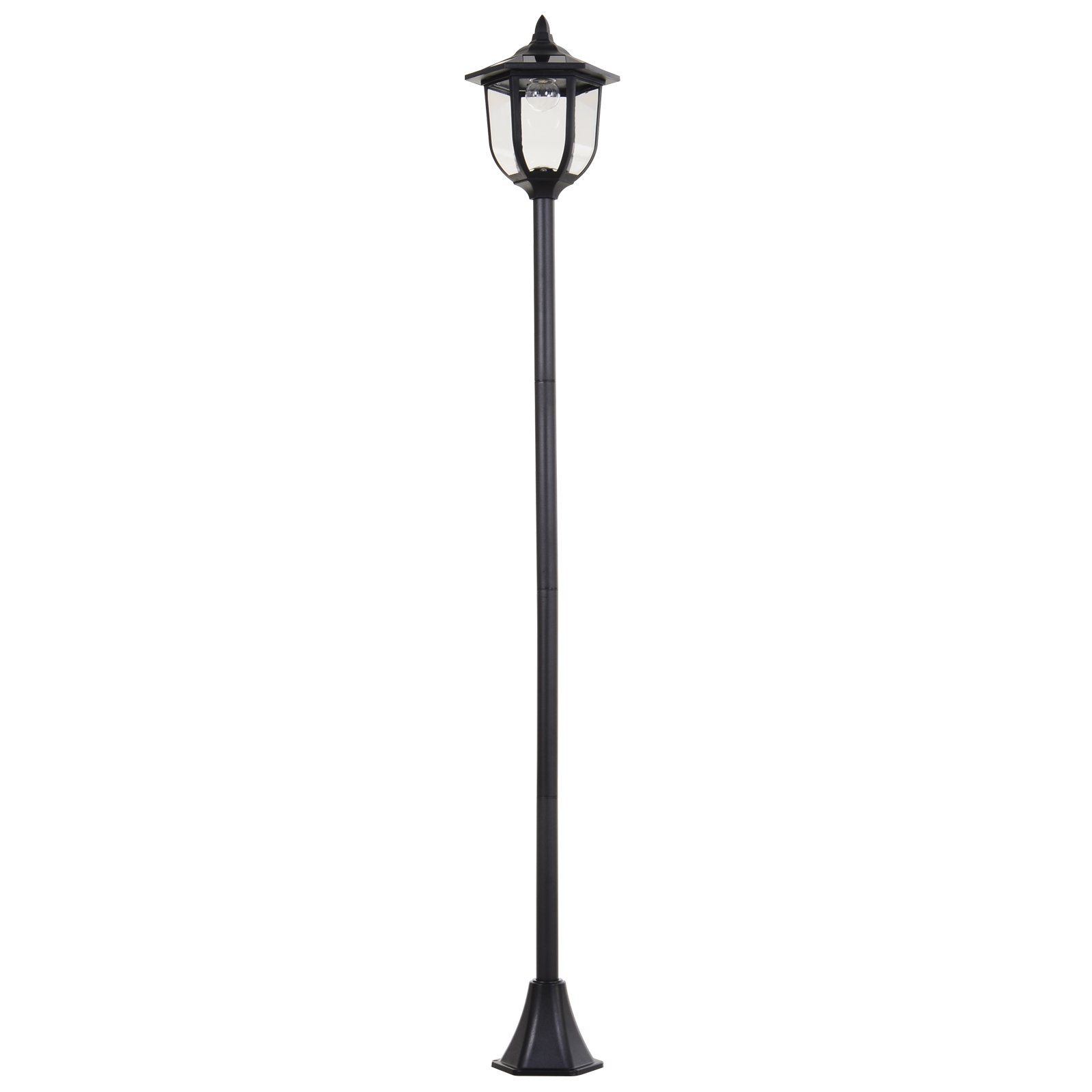 Outsunny Lampa de Extern cu 6 Lumini LED Pornire Automata Impermeabil Outsunny Lampa de Extern cu 6 Lumini LED Pornire Automata Impermeabil