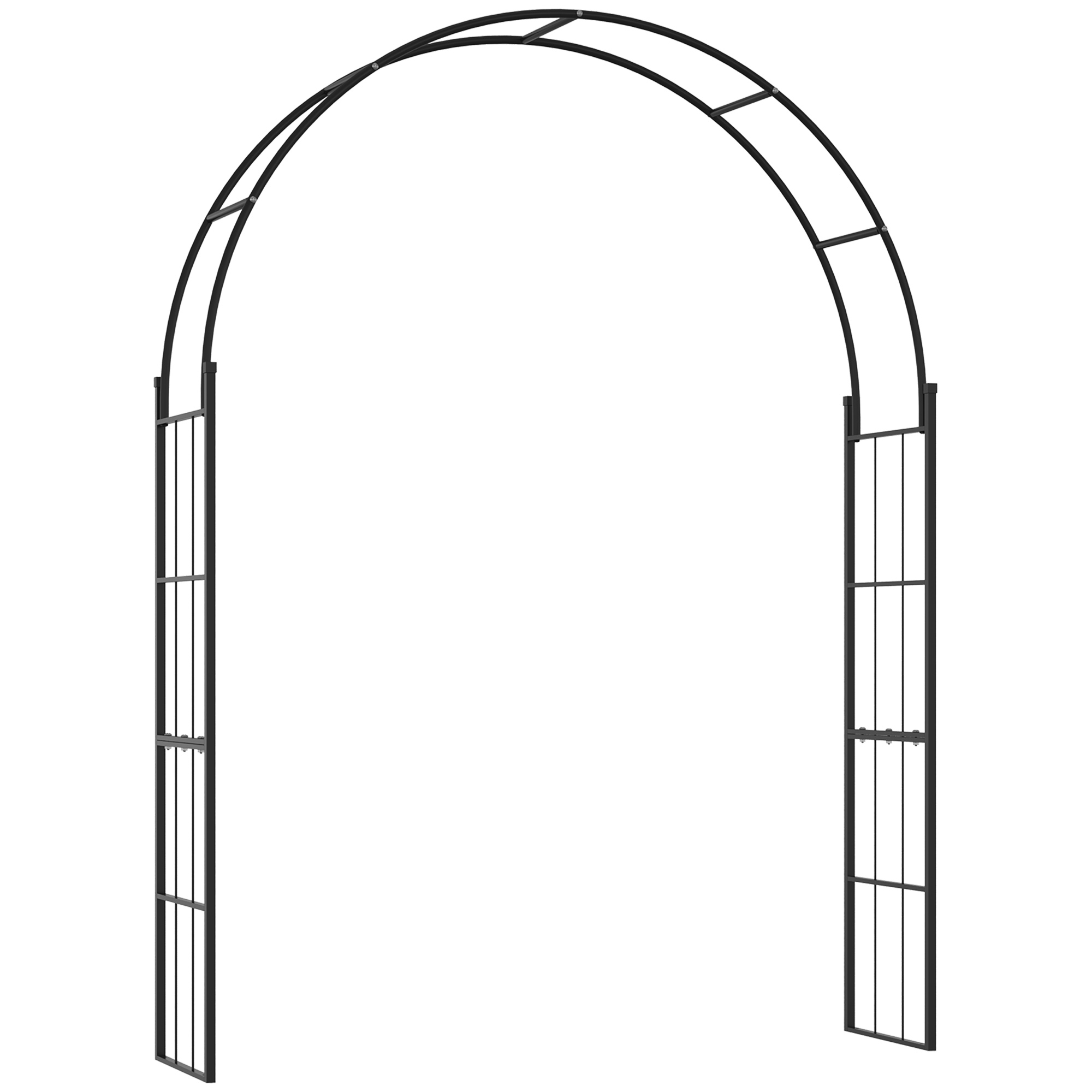 Outsunny Pergolă de Grădină pentru Cățărare Viță de Vie și Plante, 153x40x210 cm, Negru | Aosom Romania Outsunny Pergolă de Grădină pentru Cățărare Viță de Vie și Plante, 153x40x210 cm, Negru | Aosom Romania