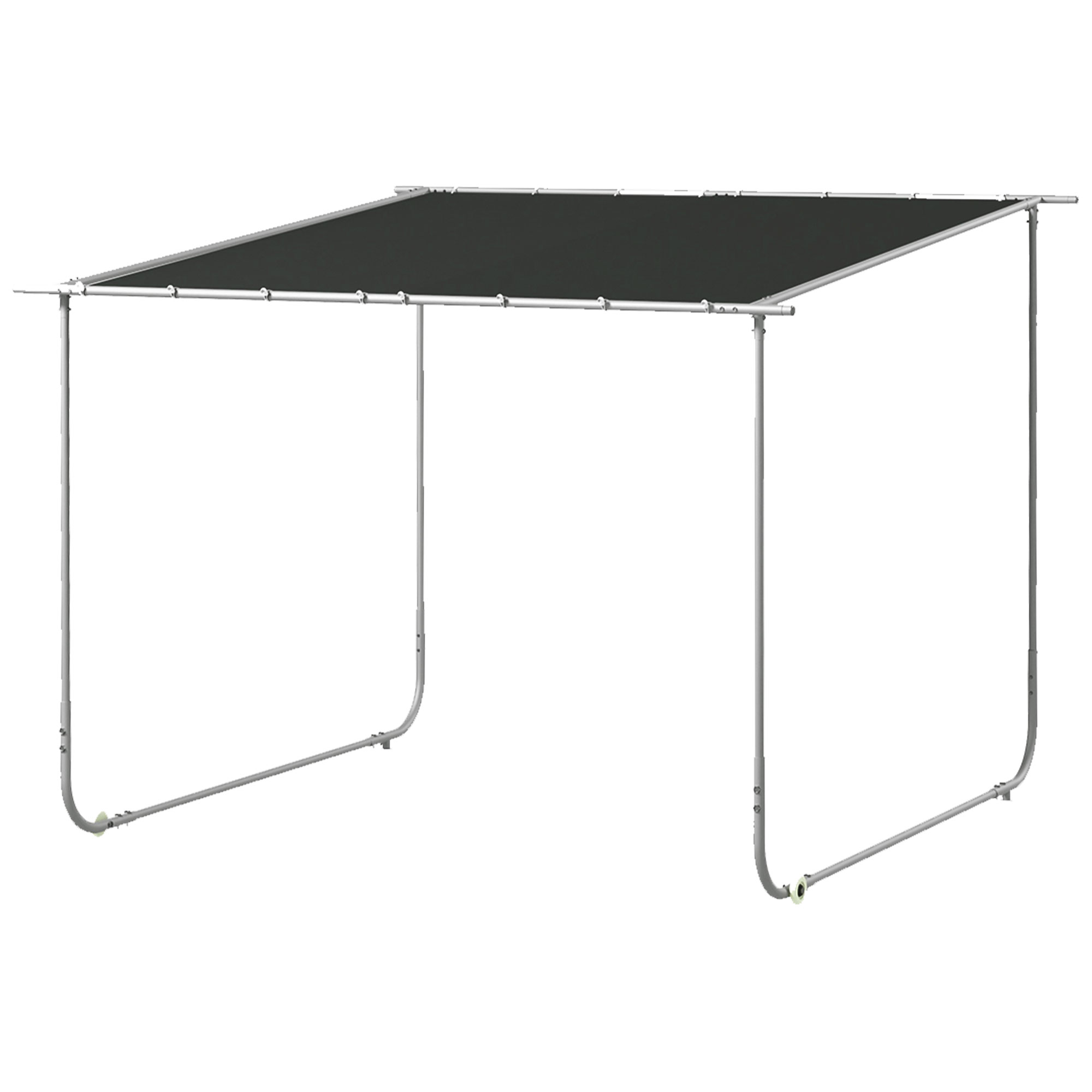 Outsunny Pergola Mobilă 3x3m cu Roți Copertină UV Saci de Nisip Gri | Aosom Romania Outsunny Pergola Mobilă 3x3m cu Roți Copertină UV Saci de Nisip Gri | Aosom Romania