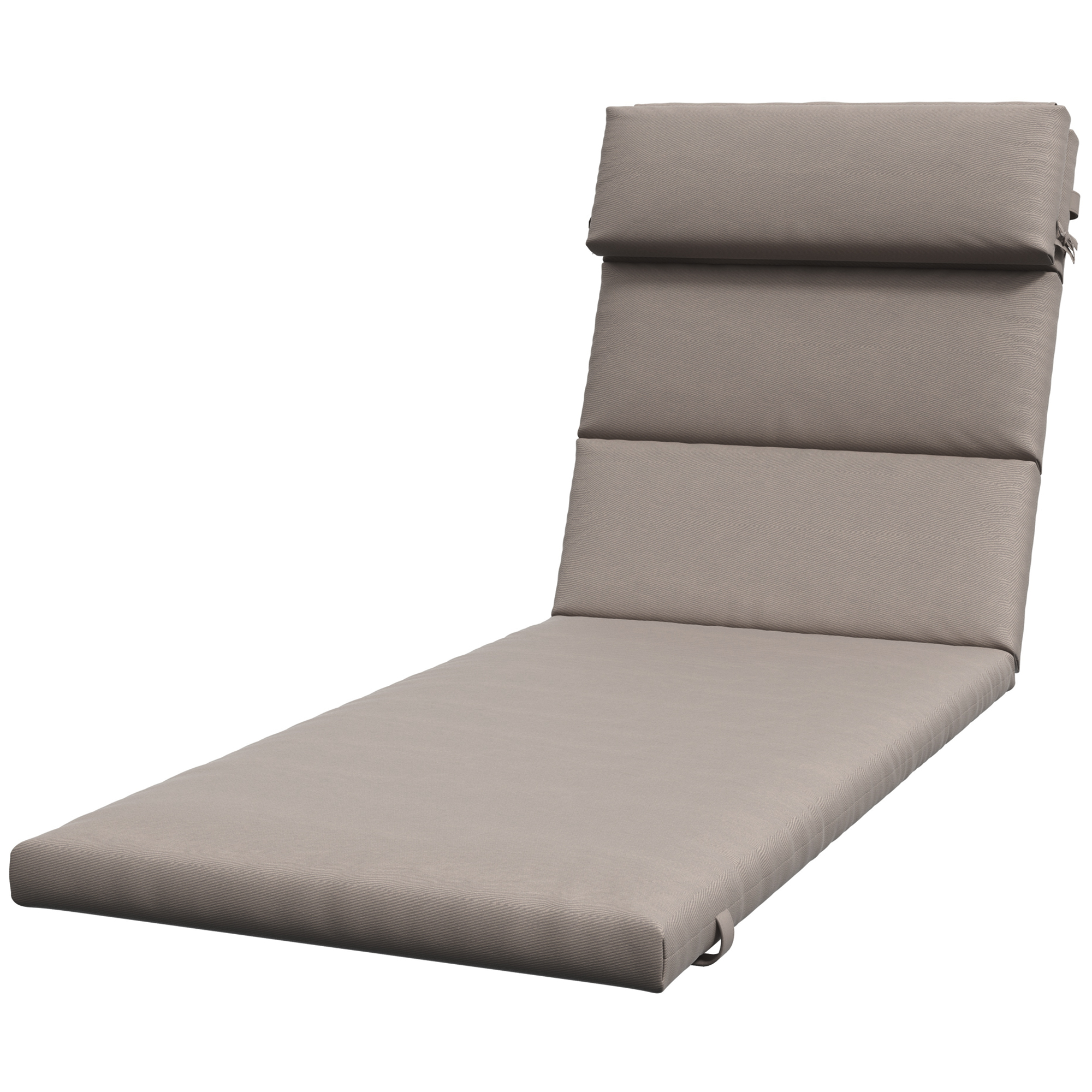 Outsunny Pernă Confortabilă pentru Șezlong Exterior cu Tetieră și Legături, Ideală pentru Grădină, Gri Închis | Aosom Romania Outsunny Pernă Confortabilă pentru Șezlong Exterior cu Tetieră și Legături, Ideală pentru Grădină, Gri Închis | Aosom Romania