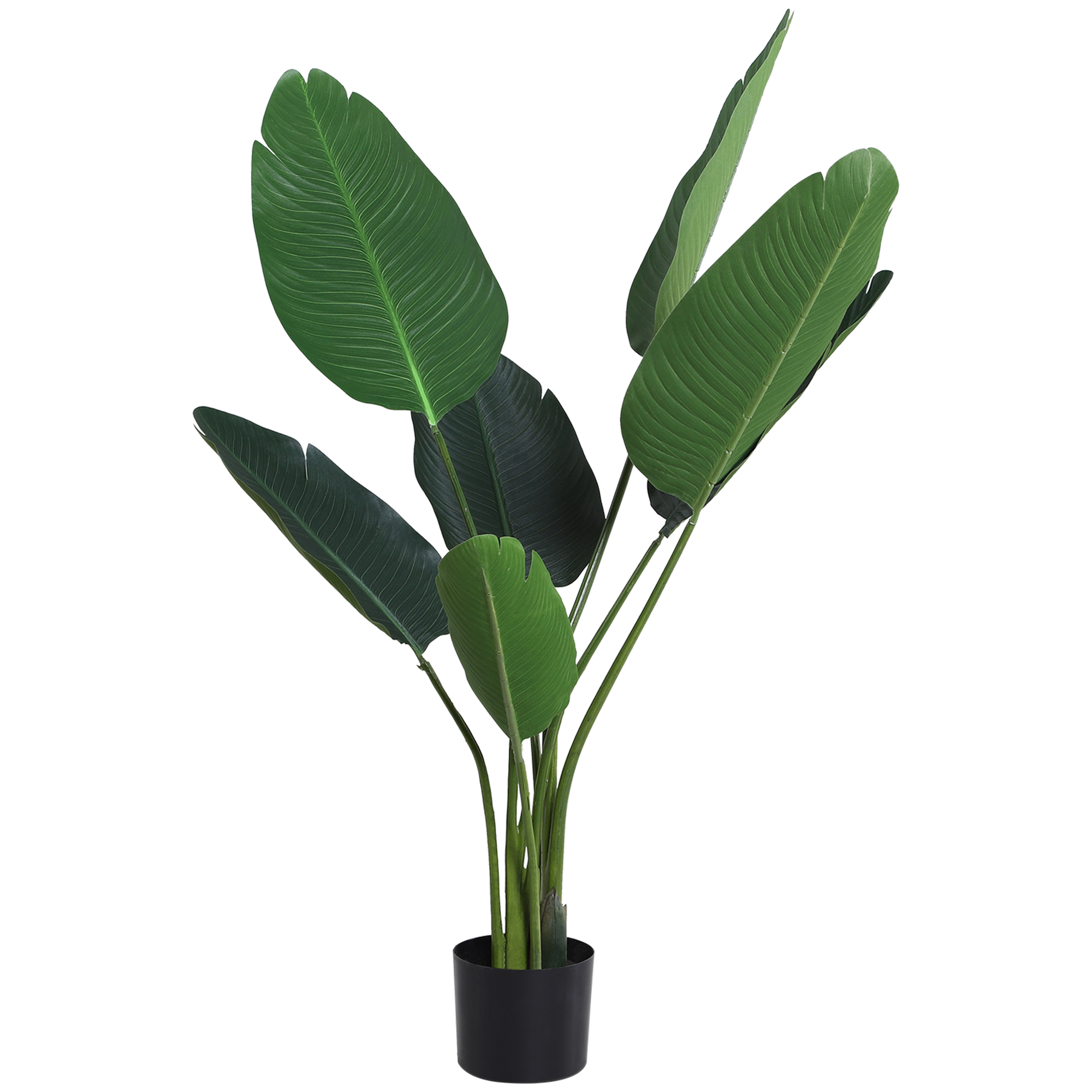 Outsunny Planta Artificiala Pasarea Paradisului Inalta 120cm, Planta Artificiala Strelitzia pentru Interior si Exterior cu Ghiveci Outsunny Planta Artificiala Pasarea Paradisului Inalta 120cm, Planta Artificiala Strelitzia pentru Interior si Exterior cu Ghiveci