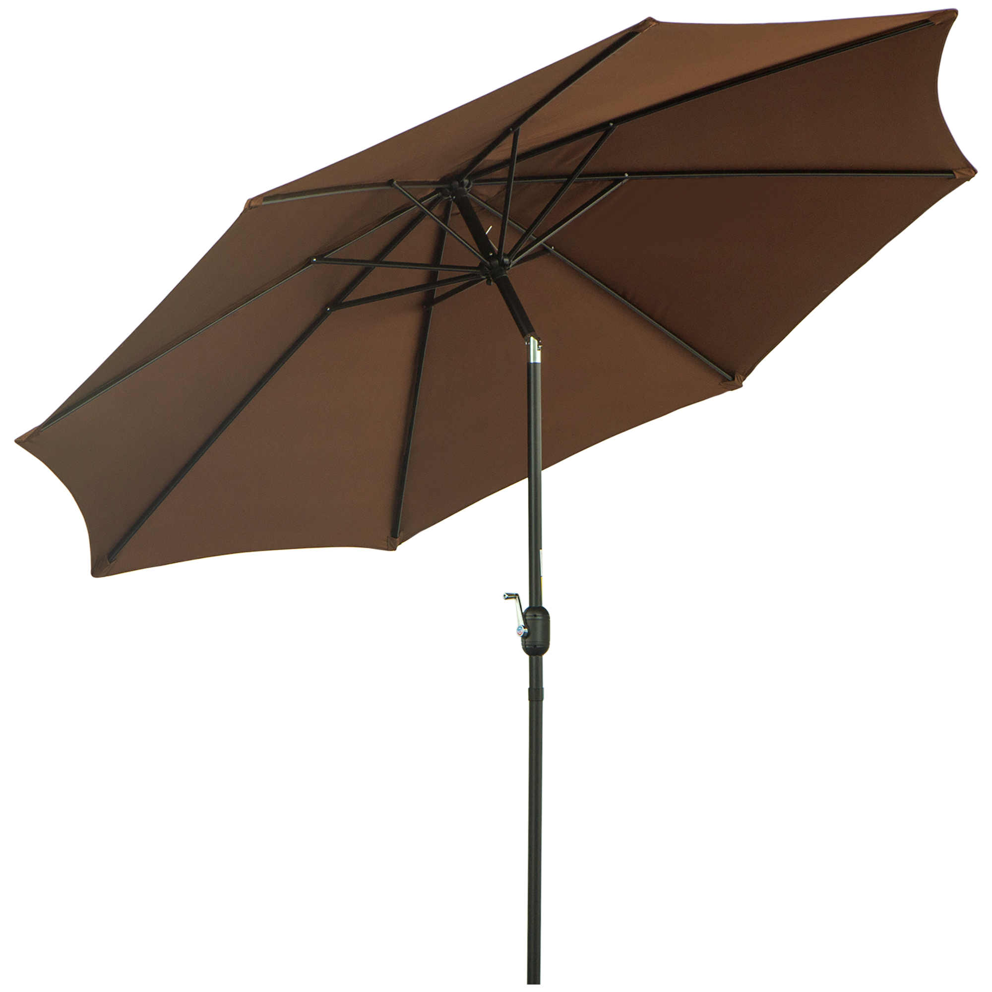 Outsunny Umbrelă de Grădină Inclinabilă 3x2.45m, Poliester Impermeabil, Cafea | Aosom Romania Outsunny Umbrelă de Grădină Inclinabilă 3x2.45m, Poliester Impermeabil, Cafea | Aosom Romania