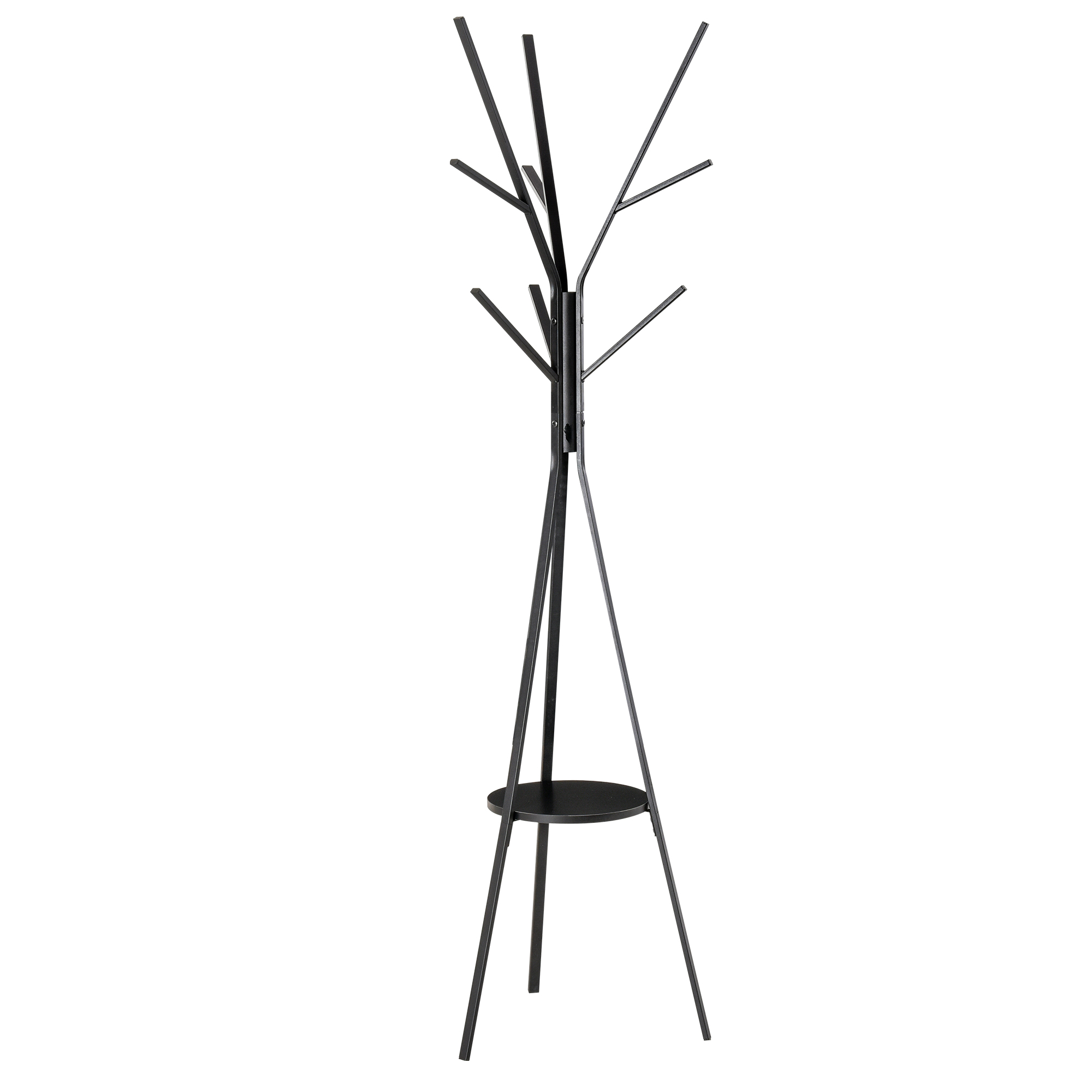 HOMCOM Cuier în Formă de Pom Design Modern, Metal Negru, Ideal pentru Hol, 45x45x180 cm | Aosom Romania HOMCOM Cuier în Formă de Pom Design Modern, Metal Negru, Ideal pentru Hol, 45x45x180 cm | Aosom Romania