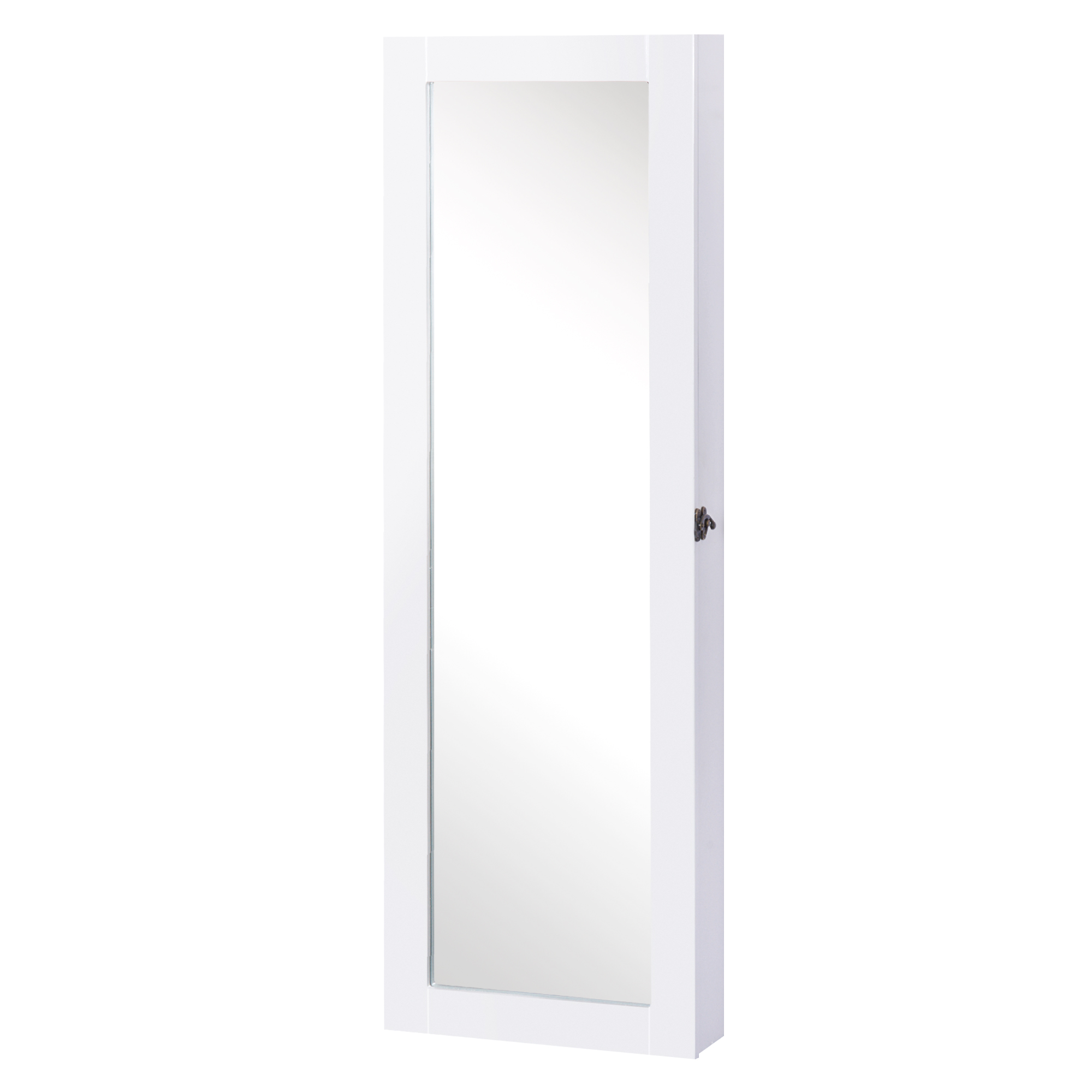 HOMCOM Dulap pentru Bijuterii cu Oglindă, Montare pe Perete, Negru, 37x9.5x121 cm | Aosom Romania HOMCOM Dulap pentru Bijuterii cu Oglindă, Montare pe Perete, Negru, 37x9.5x121 cm | Aosom Romania