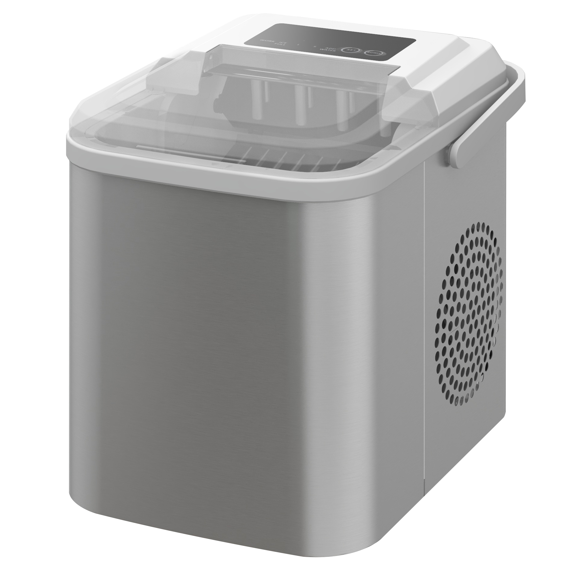 HOMCOM Masina de Facut Gheata pentru Blat, 12Kg in 24 de Ore HOMCOM Masina de Facut Gheata pentru Blat, 12Kg in 24 de Ore