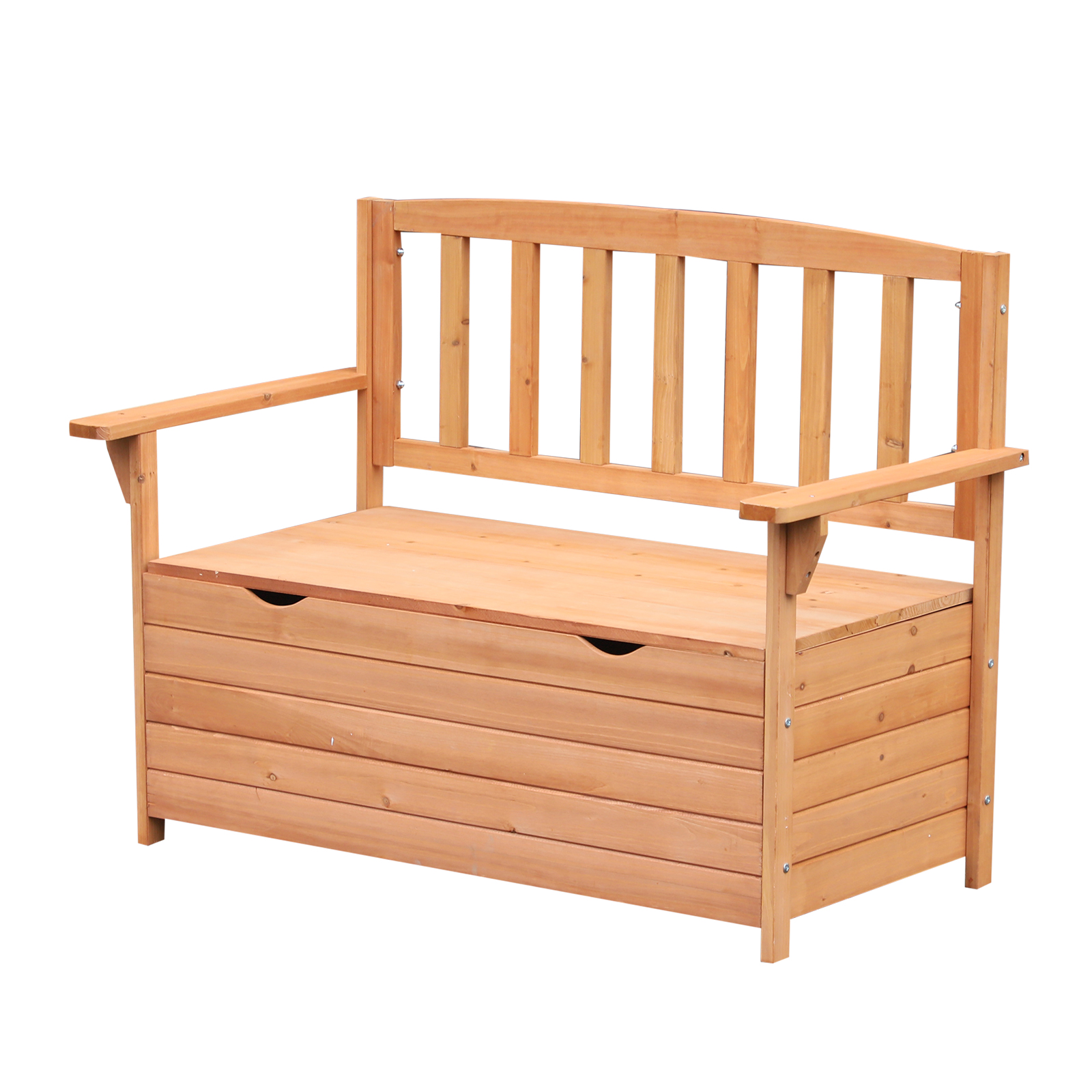 Outsunny Bancă de Grădină pentru 2 Persoane cu Spațiu de Depozitare, din Lemn, Rezistentă la Intemperii, 112x58x84 cm | Aosom Romania Outsunny Bancă de Grădină pentru 2 Persoane cu Spațiu de Depozitare, din Lemn, Rezistentă la Intemperii, 112x58x84 cm | Aosom Romania