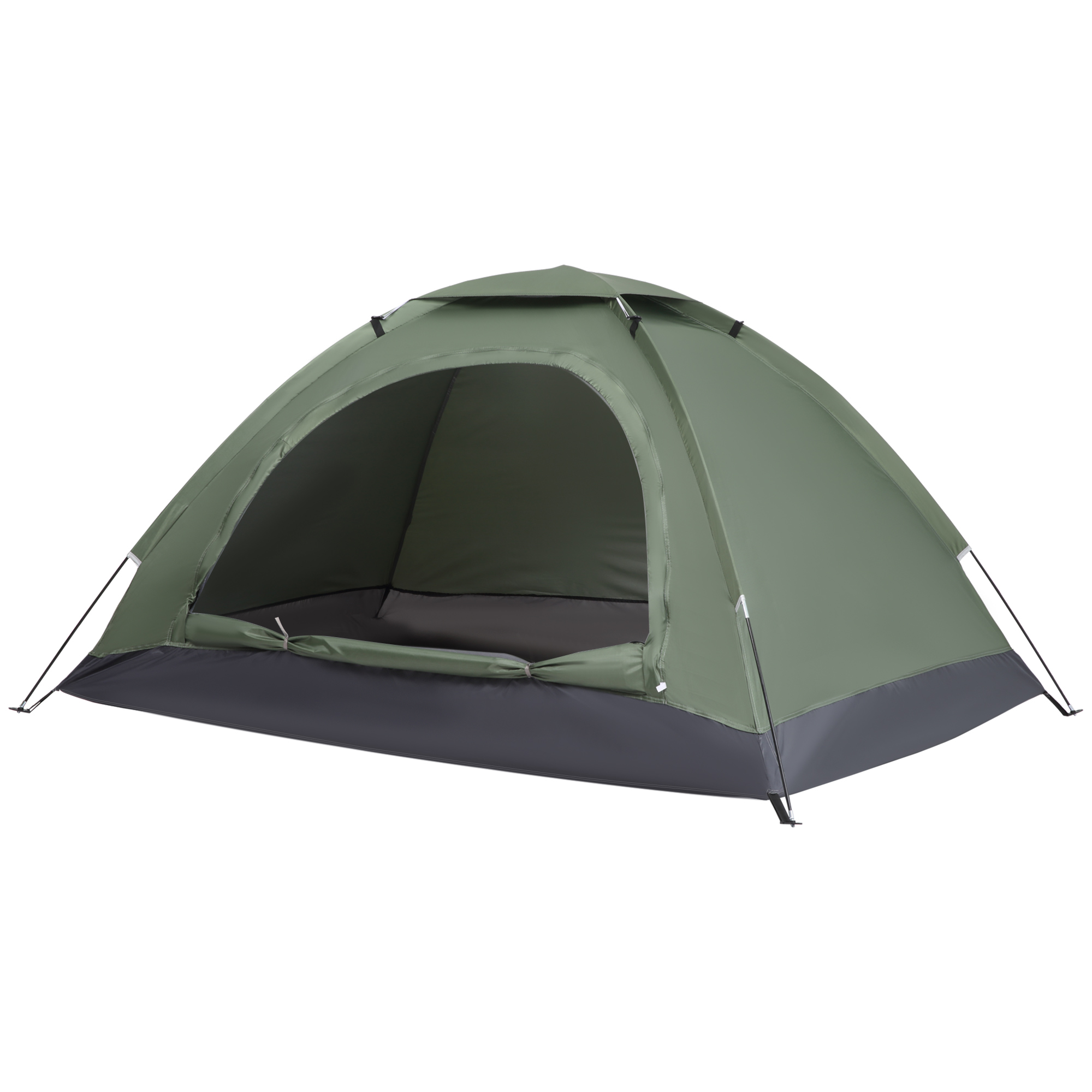 Outsunny Cort Iglu Camping 2 Persoane Ușă Fermoar Plasă Tantari Ferestre Geantă Transport Verde | Aosom Romania Outsunny Cort Iglu Camping 2 Persoane Ușă Fermoar Plasă Tantari Ferestre Geantă Transport Verde | Aosom Romania