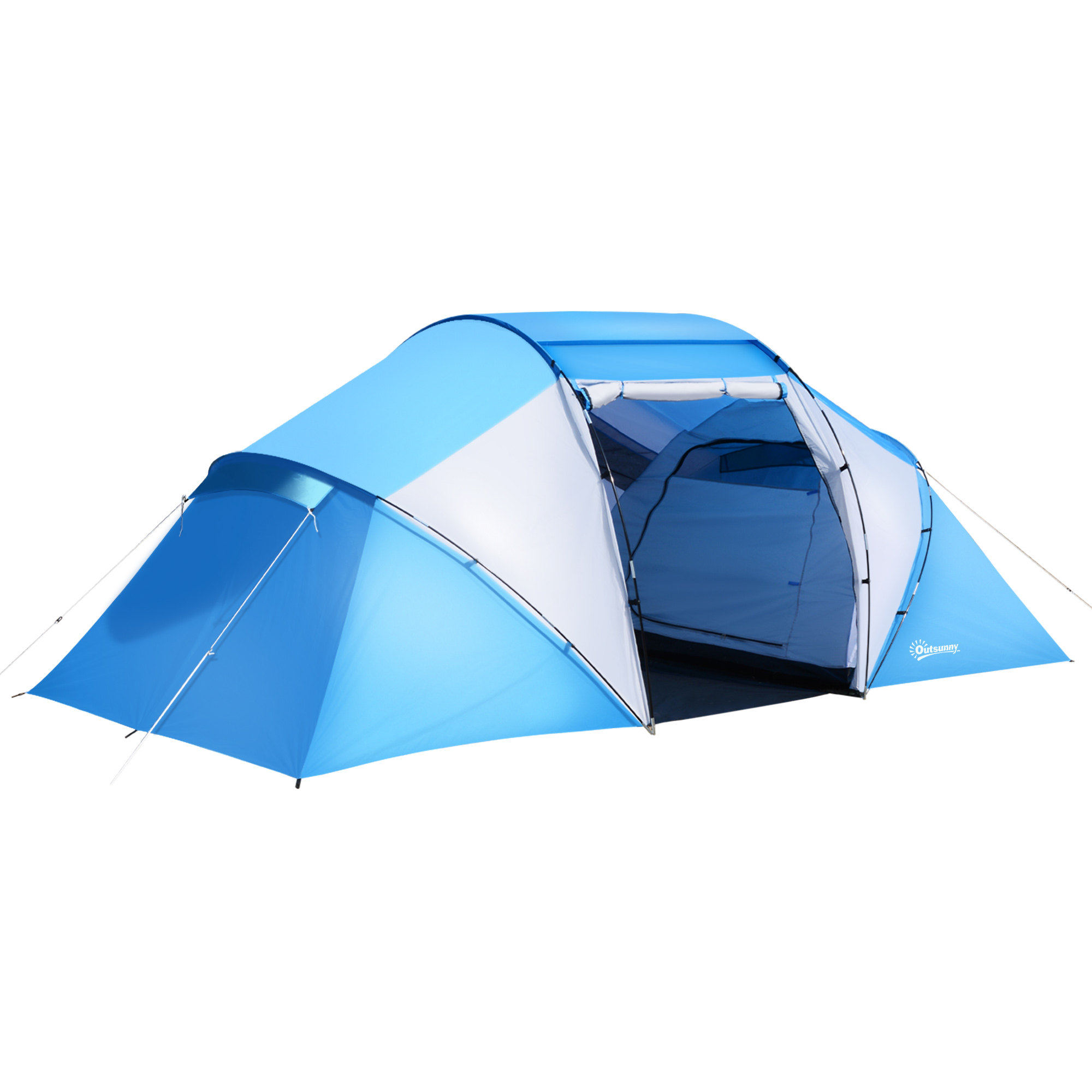 Outsunny Cort Spatios de Camping pentru 6 Persoane, Ușor de Asamblat, 460x230x195cm | Aosom Romania Outsunny Cort Spatios de Camping pentru 6 Persoane, Ușor de Asamblat, 460x230x195cm | Aosom Romania