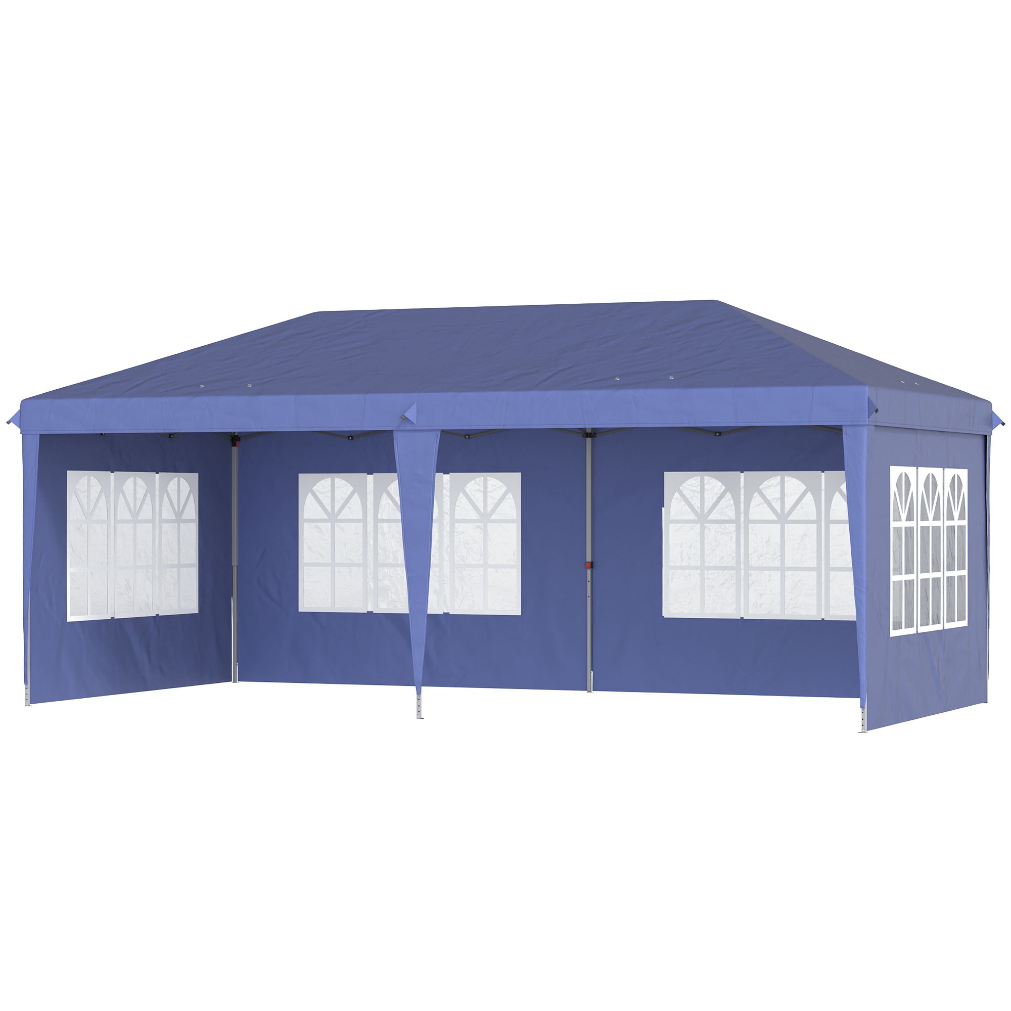 Outsunny Foisor de Grădină 6x3m Reglabil Înălțime Pliabil Ferestre Pereti Detașabili Oțel Poliester Alb | Aosom Romania Outsunny Foisor de Grădină 6x3m Reglabil Înălțime Pliabil Ferestre Pereti Detașabili Oțel Poliester Alb | Aosom Romania