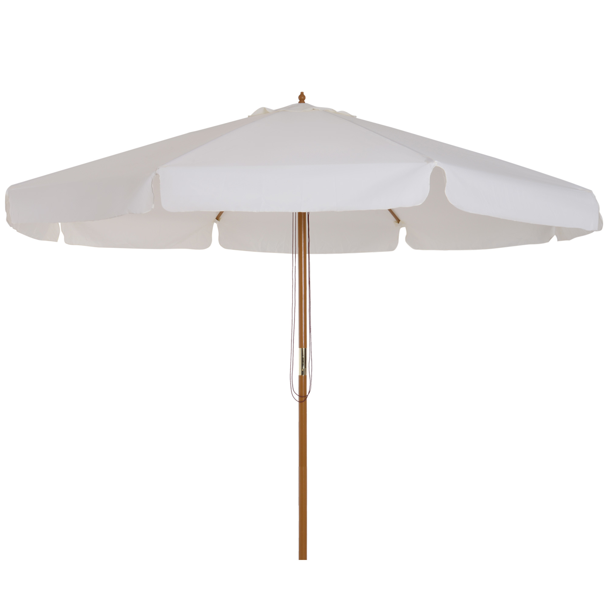 Outsunny Umbrelă de Grădină Reglabilă, Baldachin Dublu, 8 Stinghii Bambus, Poliester, Ø325x250cm, Crem | Aosom Romania Outsunny Umbrelă de Grădină Reglabilă, Baldachin Dublu, 8 Stinghii Bambus, Poliester, Ø325x250cm, Crem | Aosom Romania