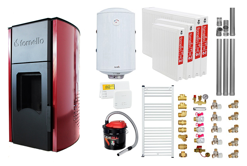 Pachet Termosemineu peleti Fornello Royal Bordeaux 25 kw, complet echipat, pompa circulatie, vas expansiune, automatizare, kit evacuare 3.5 ml, Boiler Termoelectric Fornello 100 l, Termostat Radio Comanda Salus 091FLRFV2, Aspirator, Calorifere si kit Pachet Termosemineu peleti Fornello Royal Bordeaux 25 kw, complet echipat, pompa circulatie, vas expansiune, automatizare, kit evacuare 3.5 ml, Boiler Termoelectric Fornello 100 l, Termostat Radio Comanda Salus 091FLRFV2, Aspirator, Calorifere si kit