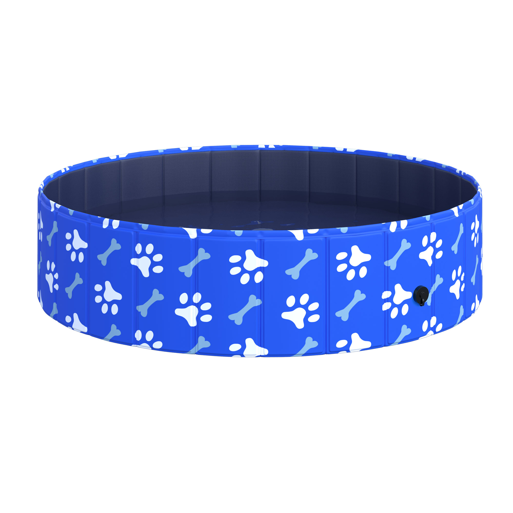 PawHut Piscină Rigidă pentru Câini de Talie Medie, Rezistentă, Albastră, Φ120x30cm | Aosom Romania PawHut Piscină Rigidă pentru Câini de Talie Medie, Rezistentă, Albastră, Φ120x30cm | Aosom Romania