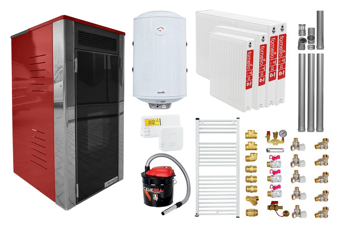 Pachet Termoșemineu Fornello Primo Truva 25 kW Bordeaux, pompa de circulatie, vas de expansiune, supape de siguranta, curatare mecanica creuzet, Calorifere, Boiler 100 l, kit evacuare 3.5 ml, Termostat Radio Comanda Salus 091FLRFV2, Aspirator Cenusa Pachet Termoșemineu Fornello Primo Truva 25 kW Bordeaux, pompa de circulatie, vas de expansiune, supape de siguranta, curatare mecanica creuzet, Calorifere, Boiler 100 l, kit evacuare 3.5 ml, Termostat Radio Comanda Salus 091FLRFV2, Aspirator Cenusa