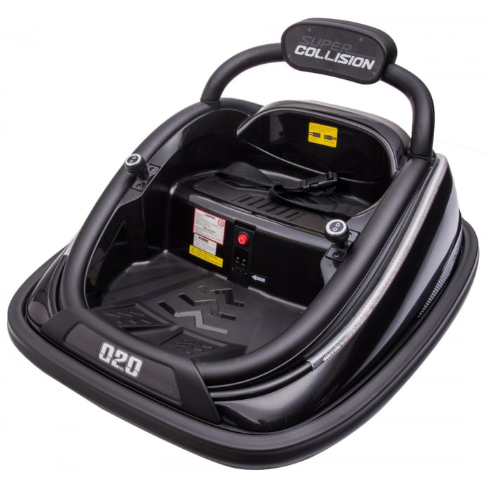 Masinuta busitoare cu RC, Kinderauto Super Collision 70W 12V culoare Neagra Masinuta busitoare cu RC, Kinderauto Super Collision 70W 12V culoare Neagra