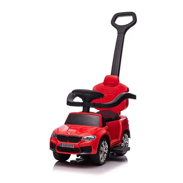 Masinuta cu maner, 2 in 1, pentru copii, BMW M5, PREMIUM, culoare Rosu Masinuta cu maner, 2 in 1, pentru copii, BMW M5, PREMIUM, culoare Rosu