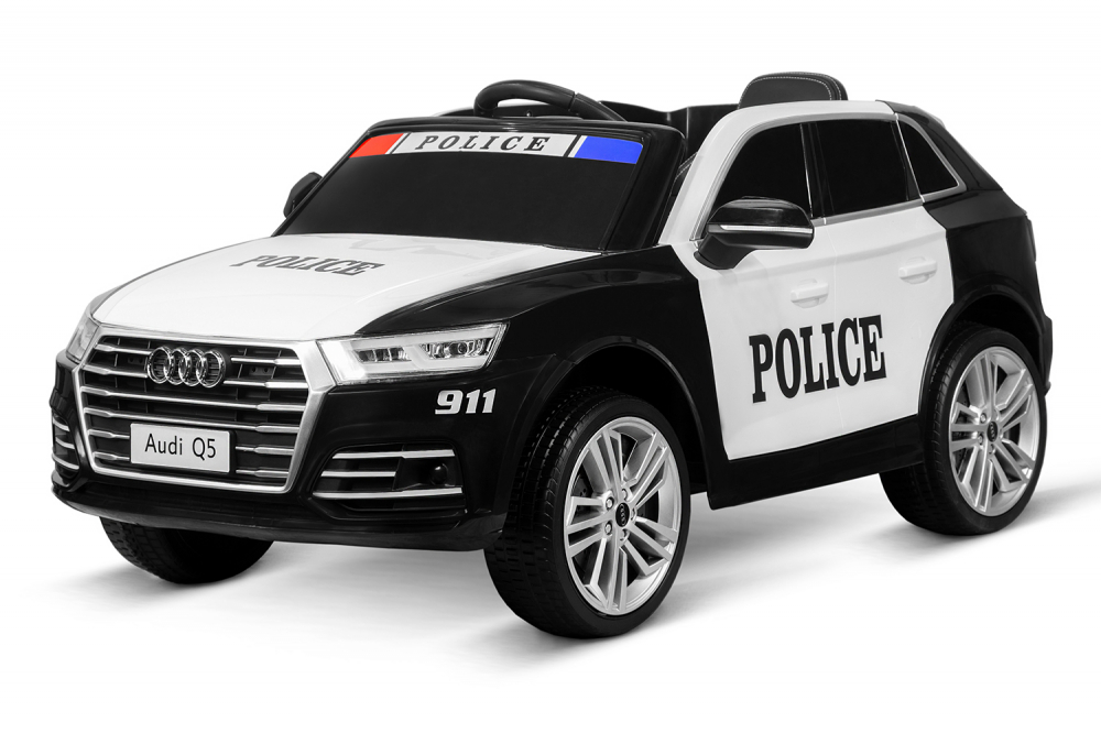 Masinuta electrica de politie Audi Q5 90W 12V 7Ah echipata PREMIUM Police Masinuta electrica de politie Audi Q5 90W 12V 7Ah echipata PREMIUM Police