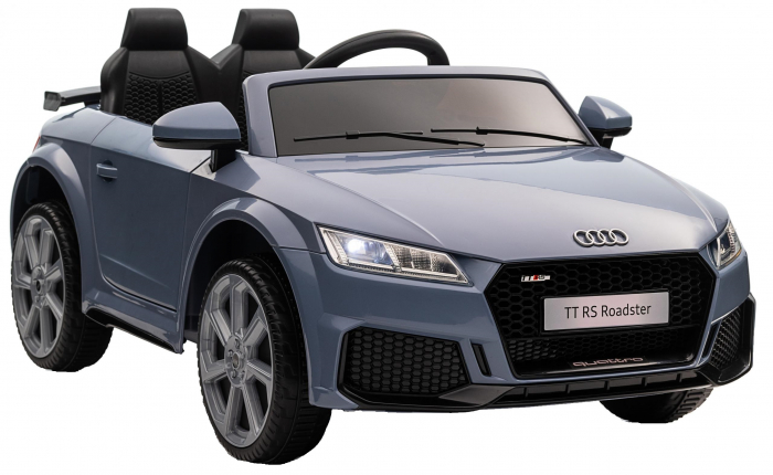 Masinuta electrica New Audi TTRS Roadster 70W 12V STANDARD, culoare Albastru cenusiu Masinuta electrica New Audi TTRS Roadster 70W 12V STANDARD, culoare Albastru cenusiu
