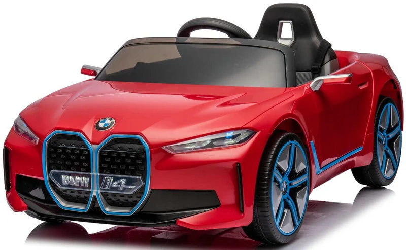 Masinuta electrica pentru copii, Bmw I4 70W 12V premium, scaun tapitat, roti EVA, bluetooth, culoare Rosu Masinuta electrica pentru copii, Bmw I4 70W 12V premium, scaun tapitat, roti EVA, bluetooth, culoare Rosu