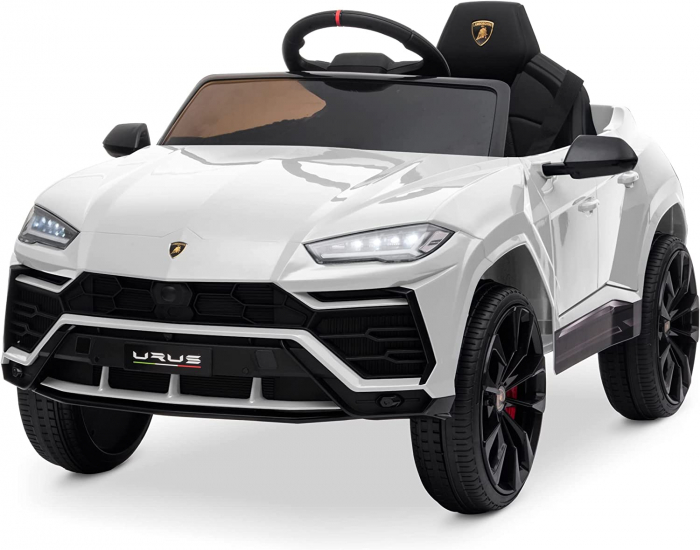 Masinuta electrica pentru copil 2-5 ani, Lamborghini Urus 70W 12V 7Ah, culoare Alba Masinuta electrica pentru copil 2-5 ani, Lamborghini Urus 70W 12V 7Ah, culoare Alba