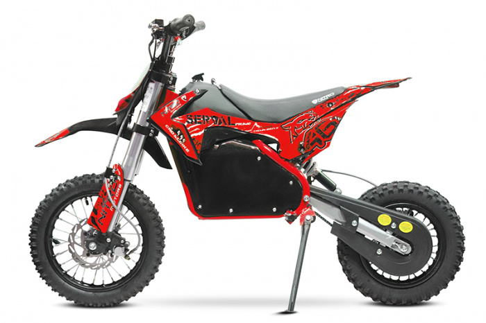 Motocicleta electrica Eco Serval PRIME 1200W 12 10 48V 15Ah Lithiu ION, culoare Rosie Motocicleta electrica Eco Serval PRIME 1200W 12 10 48V 15Ah Lithiu ION, culoare Rosie