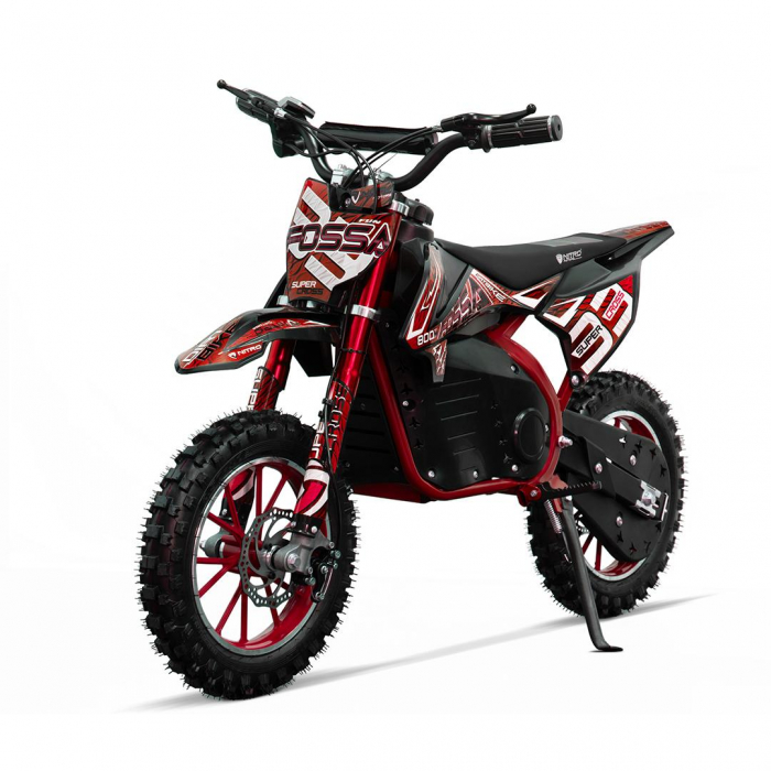 Motocicleta electrica NITRO Eco Fossa 800W 36V cu limitator viteza, culoare Rosu Motocicleta electrica NITRO Eco Fossa 800W 36V cu limitator viteza, culoare Rosu