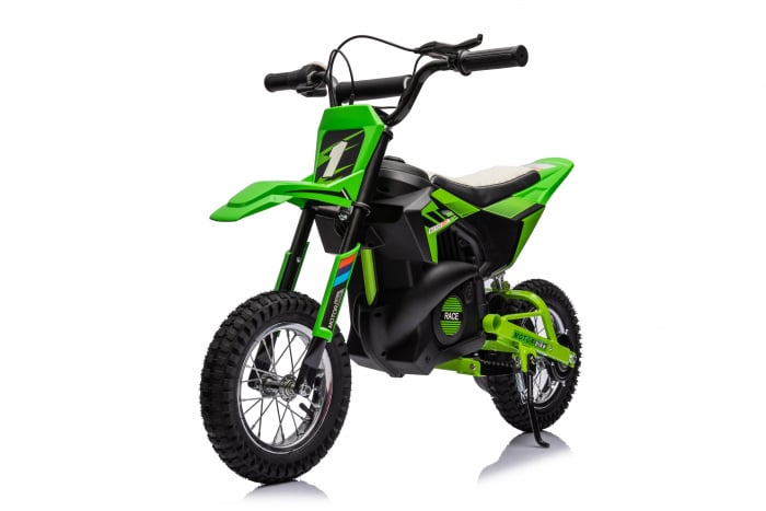 Motocicleta electrica pentru copil 4-9 ani, Kinderauto Enduro 250W 24V, culoare Verde Motocicleta electrica pentru copil 4-9 ani, Kinderauto Enduro 250W 24V, culoare Verde