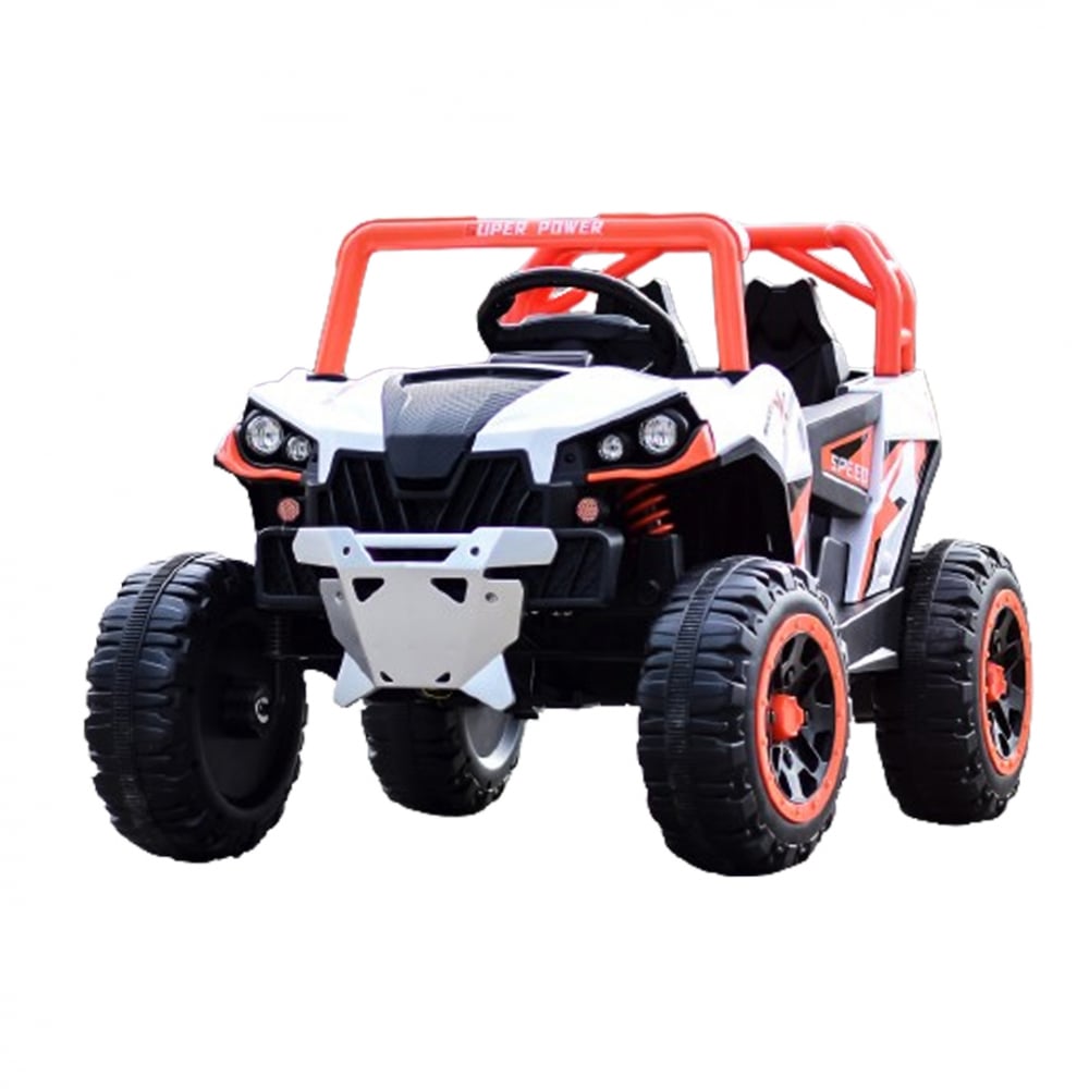 UTV electric pentru copii 2-5 ani, Kinderauto RSR, 60W 12V, echipare standard, portocaliu UTV electric pentru copii 2-5 ani, Kinderauto RSR, 60W 12V, echipare standard, portocaliu