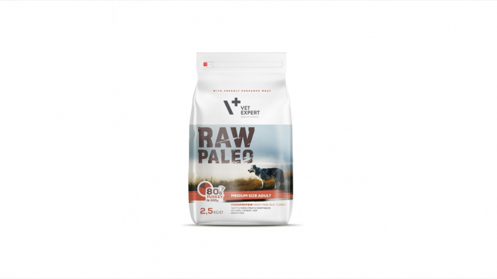 Hrana Uscata, Raw Paleo Medium Adult 2.5 kg