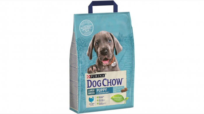 Dog Chow Puppy Large Breed cu Curcan 2.5 kg