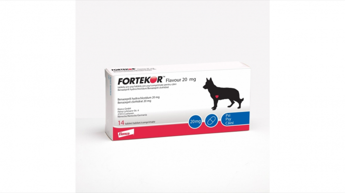 Fortekor 20 mg (21-80 kg), 14 tablete