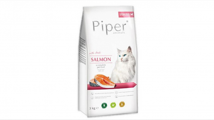 Piper Adult Cat hrana uscata sterilizate, somon, 3 kg