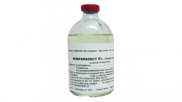 ROMPARASECT 5 % Solutie concentrata 100 ml