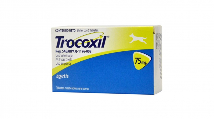 Trocoxil 75 mg, 2 tablete masticabile