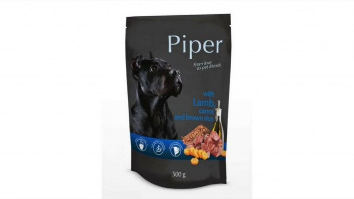 Piper Adult cu Carne de Miel, Morcovi si Orez Brun, 500 g