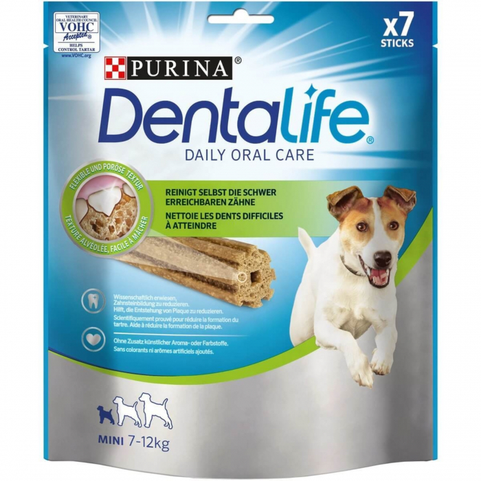 PURINA Dentalife Small, recompense delicioase pentru talie mica, 115 g PURINA Dentalife Small, recompense delicioase pentru talie mica, 115 g