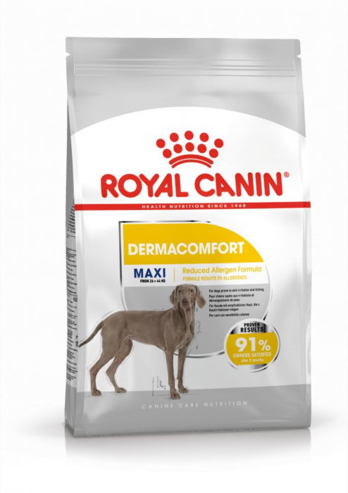 Royal Canin Maxi Dermacomfort hrana uscata caine, prevenirea iritatiilor pielii, 12 kg Royal Canin Maxi Dermacomfort hrana uscata caine, prevenirea iritatiilor pielii, 12 kg