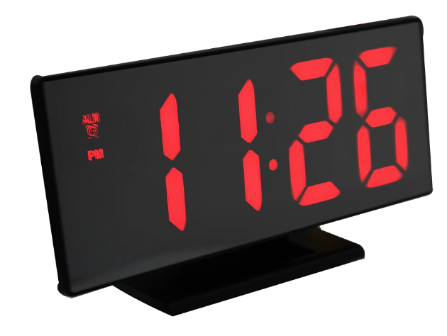 Ceas digital led mirror clock cu afisaj ROSU DS-3618L